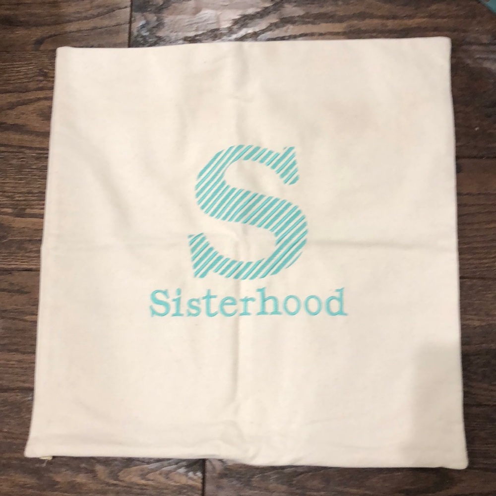 Thirty-One Signature Canvas Pillow Cover